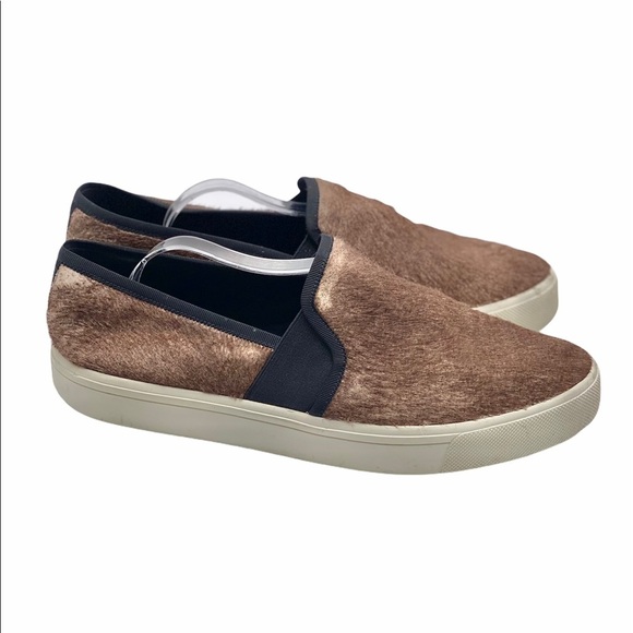 VINCE GUC Berlin Brown Calf Half Slip On Sneakers - Picture 9 of 14